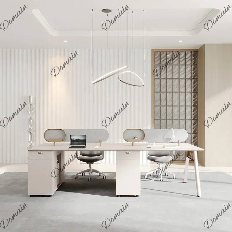 XX Long Luxury Office Desk Modern Study Computer Gaming Decoration Office Desk Conference Crafts Meuble Bureau Salon Furniture