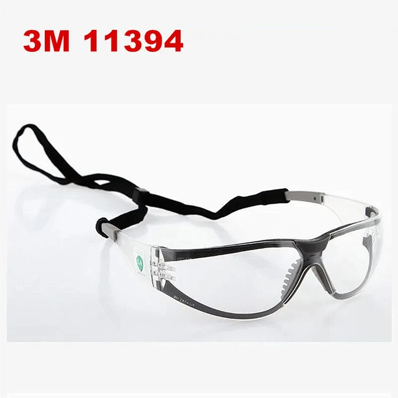 3M 11394 Safety Glasses Goggles Anti-Fog Antisand windproof Anti Dust Resistant Transparent Glasses protective working eyewear