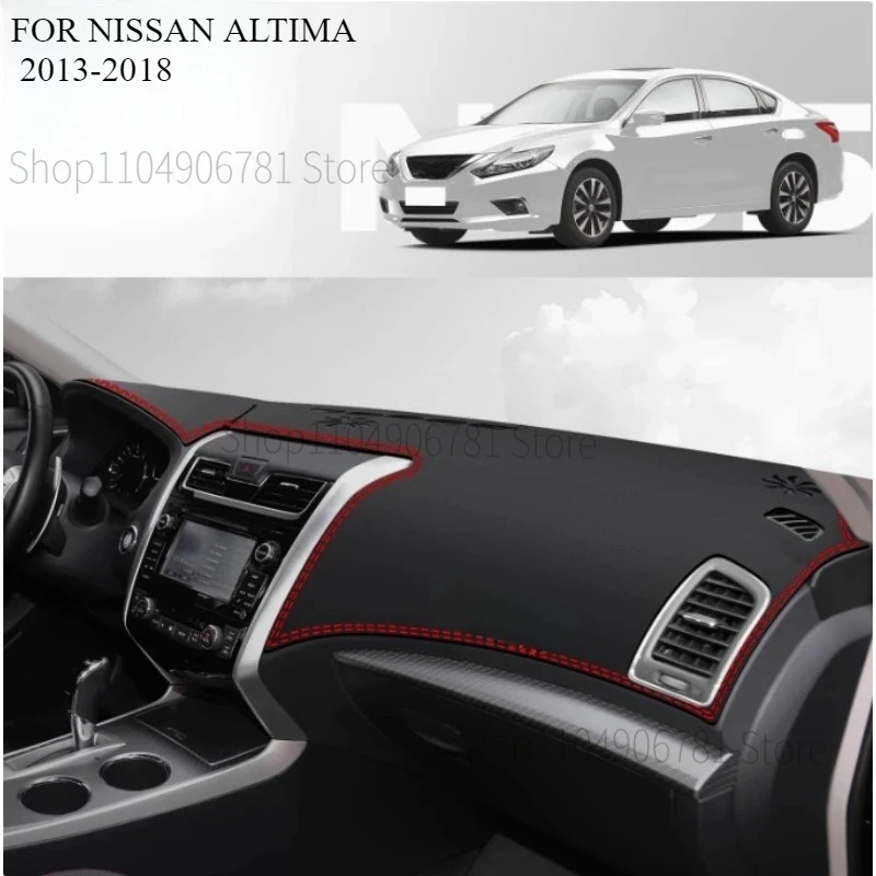 

Для NISSAN ALTIMA 2013-2018 автомобильный коврик для приборной панели, коврик для приборной панели, козырек от солнца, чехол для приборной панели, аксессуары для ковров