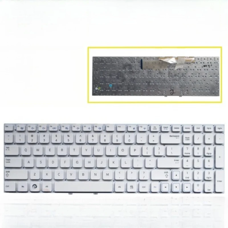 For Samsung NP300E5V 355V5C 350V5C 550P5C 270E5V 275E5V Laptop Keyboard US Layout Black/White