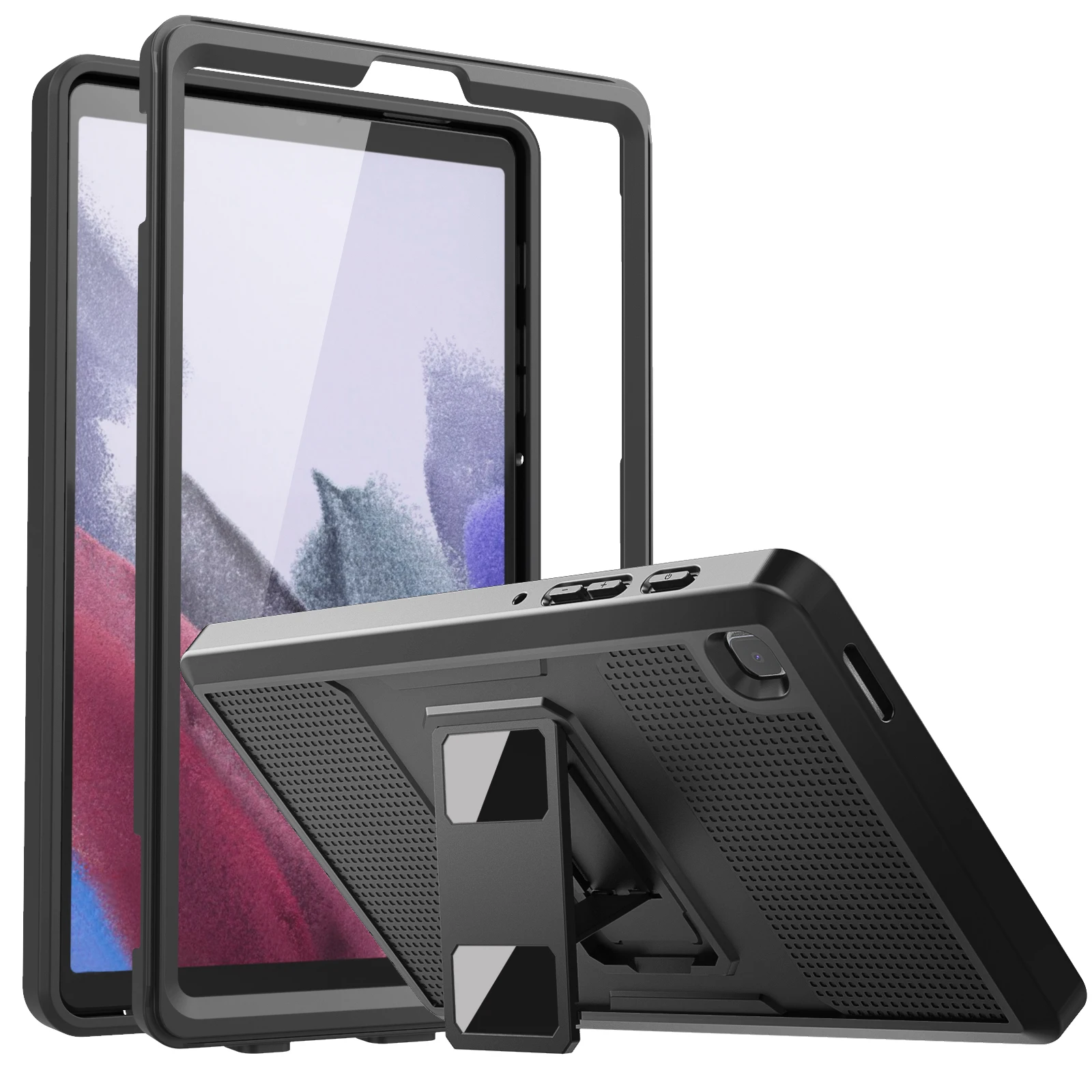 MoKo Case For Samsung Galaxy Tab A7 Lite 8.7/Tab A8 10.5 Inch 2022,Shockproof Full Body Rugged Stand Back Cover Built-in Screen