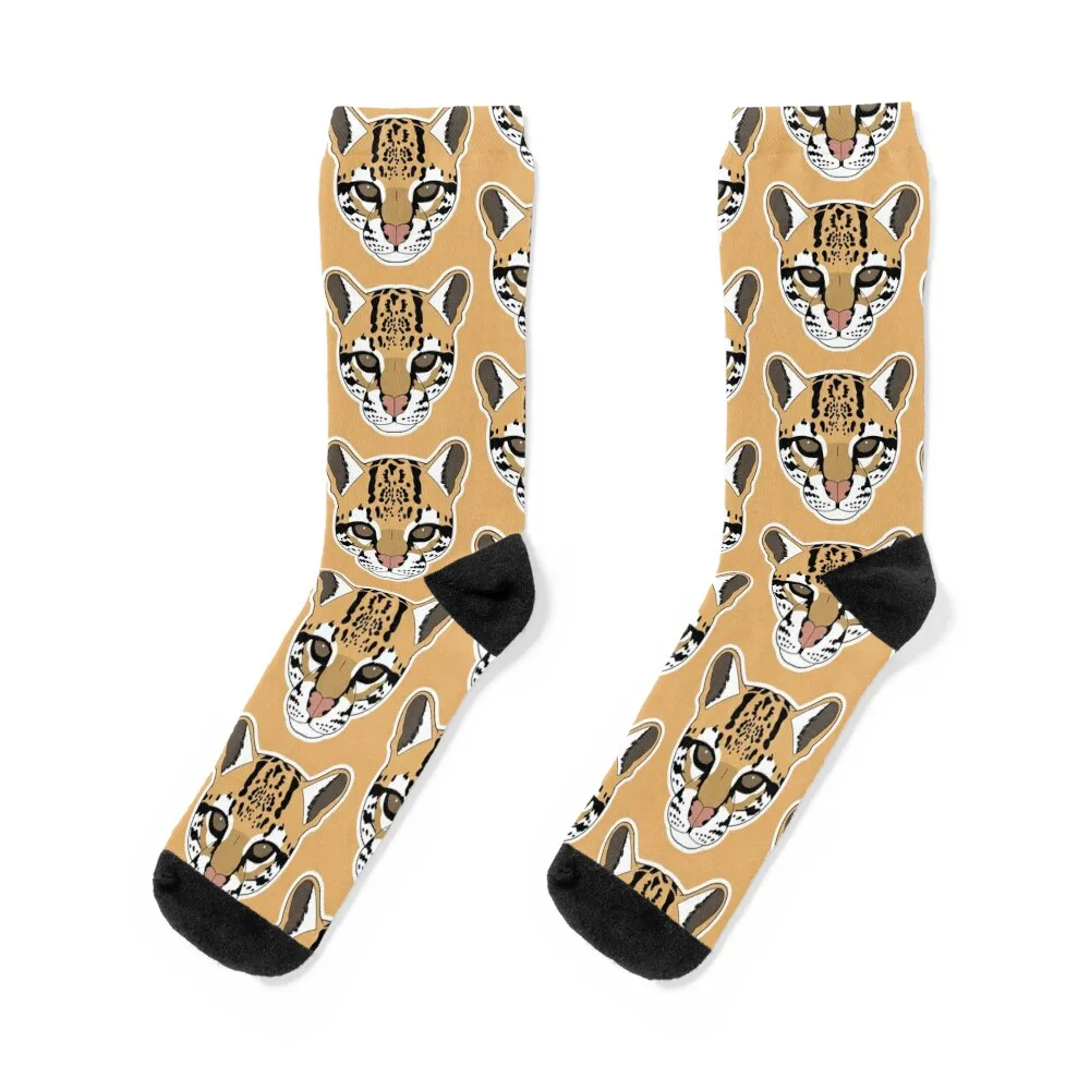 

Ocelot Socks japanese fashion sport FASHION short Men's Socks Luxury Women's