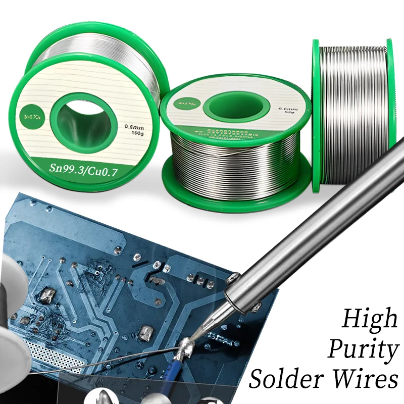 Solder Tin Wire Rosin Core Tin Solder Wire Lead-free Environmental Protection tin Wire Flux Reel High Purity Soldering Wire Roll