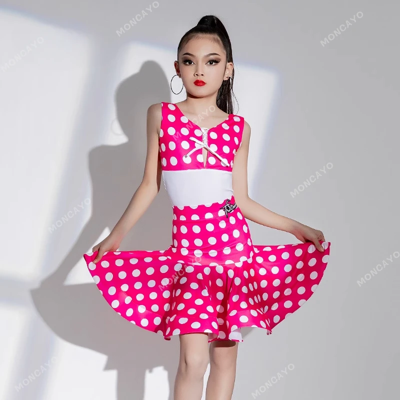 

Платье для латинских танцев, платье для латинских танцев для девочек, танцевальная одежда для самбы, ча-ча, румбы, танго, детские платья для соревнований по бальным танцам