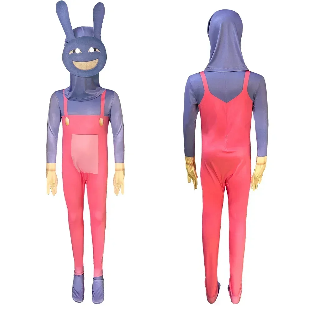 Cute Cartoon Anime Bodysuit The Amazing Digital Circus Cosplay Costume Adult Kids Clothes Funny Jumpsuit Birthday Party Supply