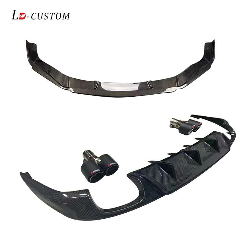 Suitable For 2016 Lexus GS300 450h Modified With Carbon Fiber Front And Rear Lip Body Kit Front Lip And Rear Lip Two-piece Set