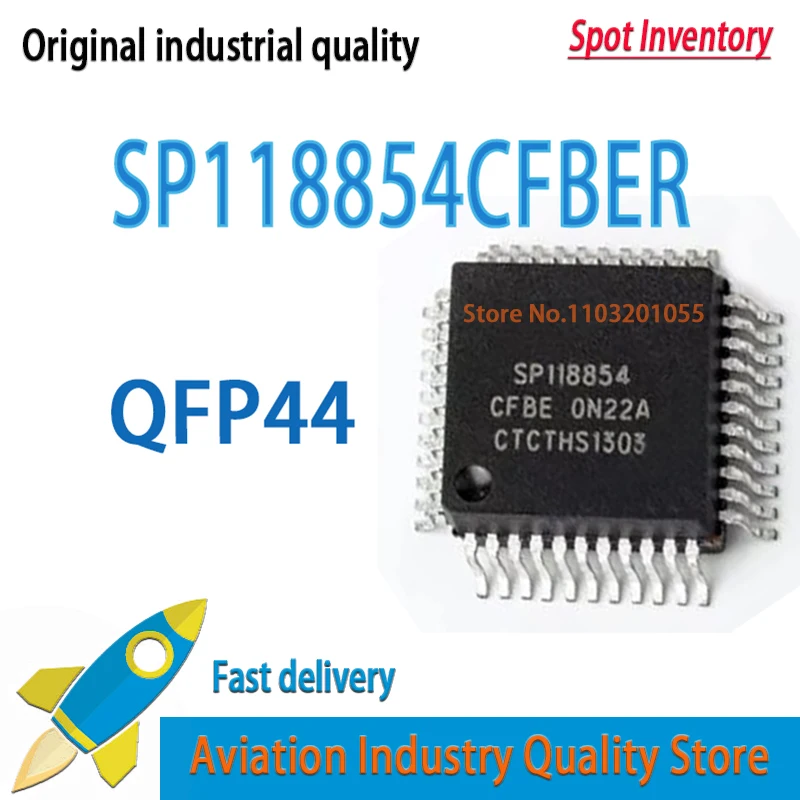 1PCS/lot New OriginaI SP118854CFBE SP118854CFBER SP118854 or SP118753CFBE SP118753 QFP-44