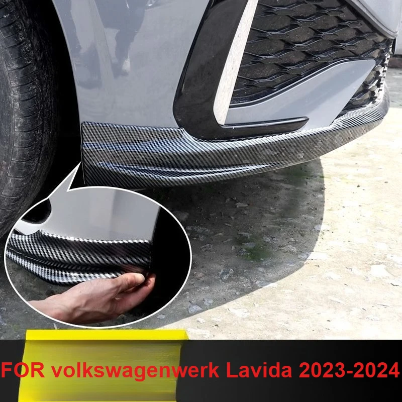 

Front Bumper Side Corner Protector Sticker Trims ABS Front Bumper Corner Strip FOR ‌volkswagenwerk ‌Lavida 2023-2024