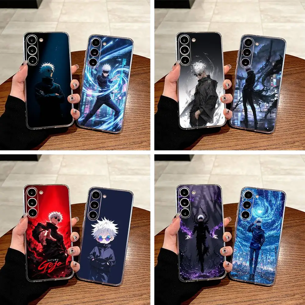 Popular Anime Characters S-satoru- Gojo Clear Phone Case for Samsung Galaxy A71, A70, A52, A51, A40, A30