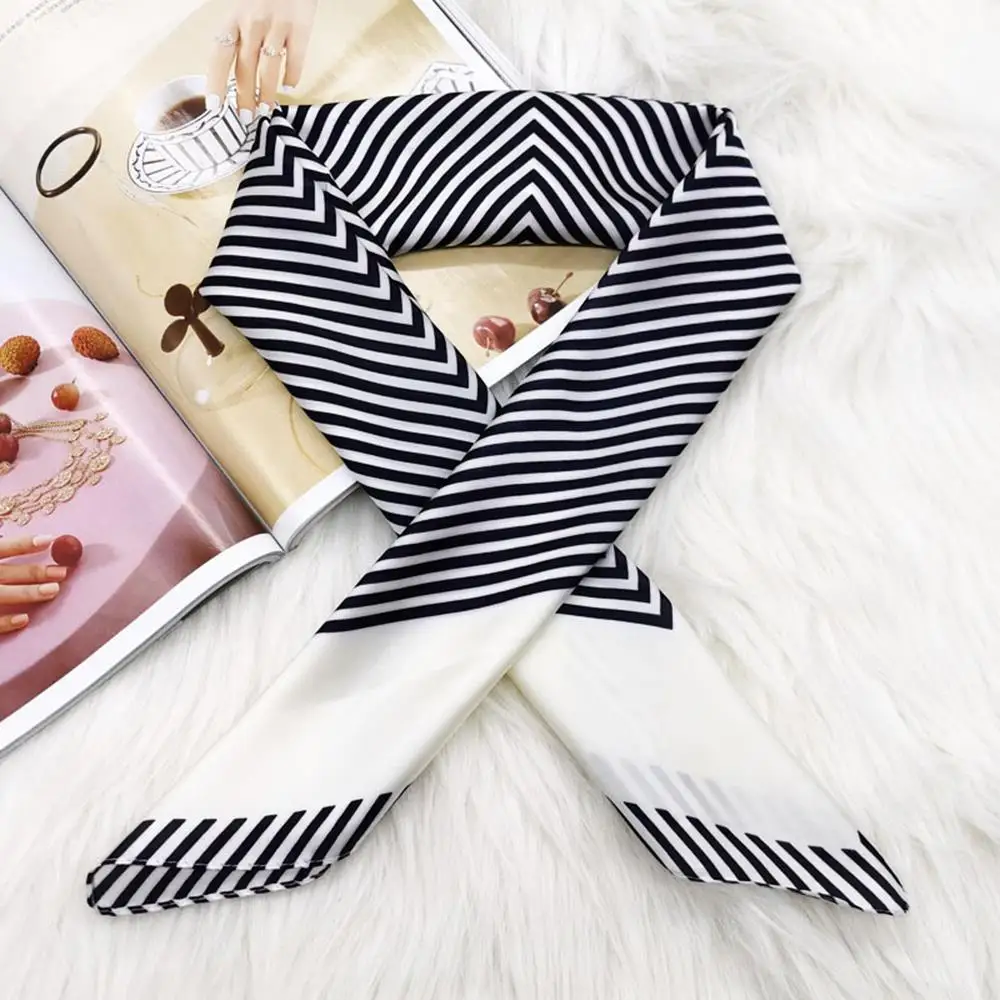 

70 см шелковый квадратный шарф, женский атласный бандана с принтом, шарфы на голову, модная женская шаль для волос, женский шейный платок, хиджаб