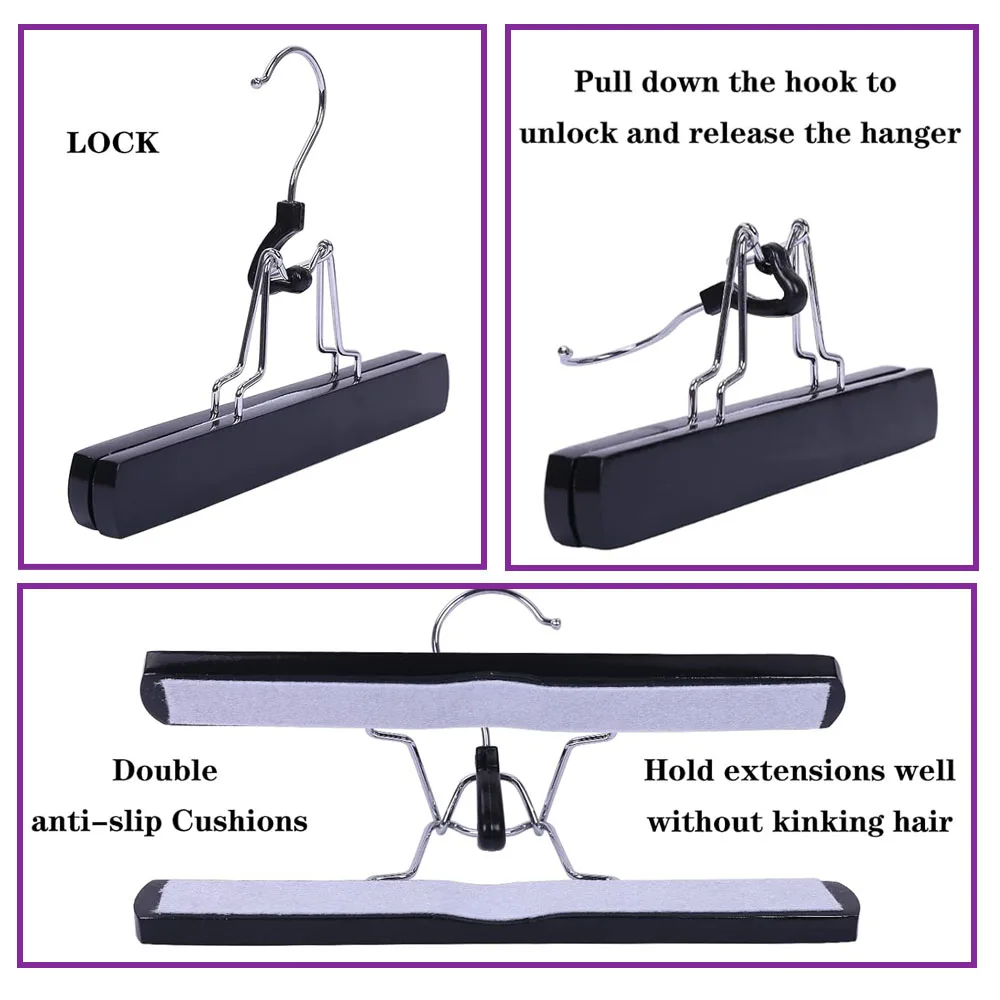 Porta extension per capelli, borsa per parrucca, portaoggetti per parrucche multiple, porta parrucche, gancio per extension, borse portaoggetti per parrucca, gancio per parrucca per Multipl