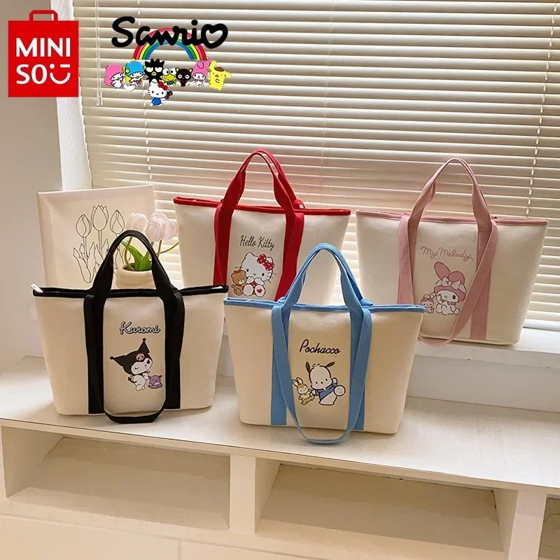 

Sanrio 2025 New Women's Crossbody Bag Fashion High Quality Women's Handbag Cartoon Versatile Large Capacity Girls' Storage Bag