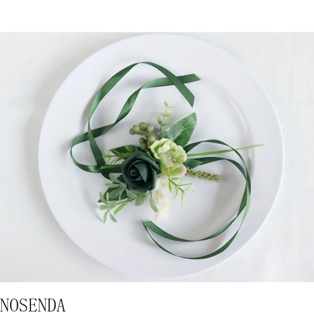 Набор корсажа и бутоньерки для свадьбы, выпускного вечера, вечеринки, выпускного вечера, праздника, искусственные цветы, аксессуары, украшение костюма