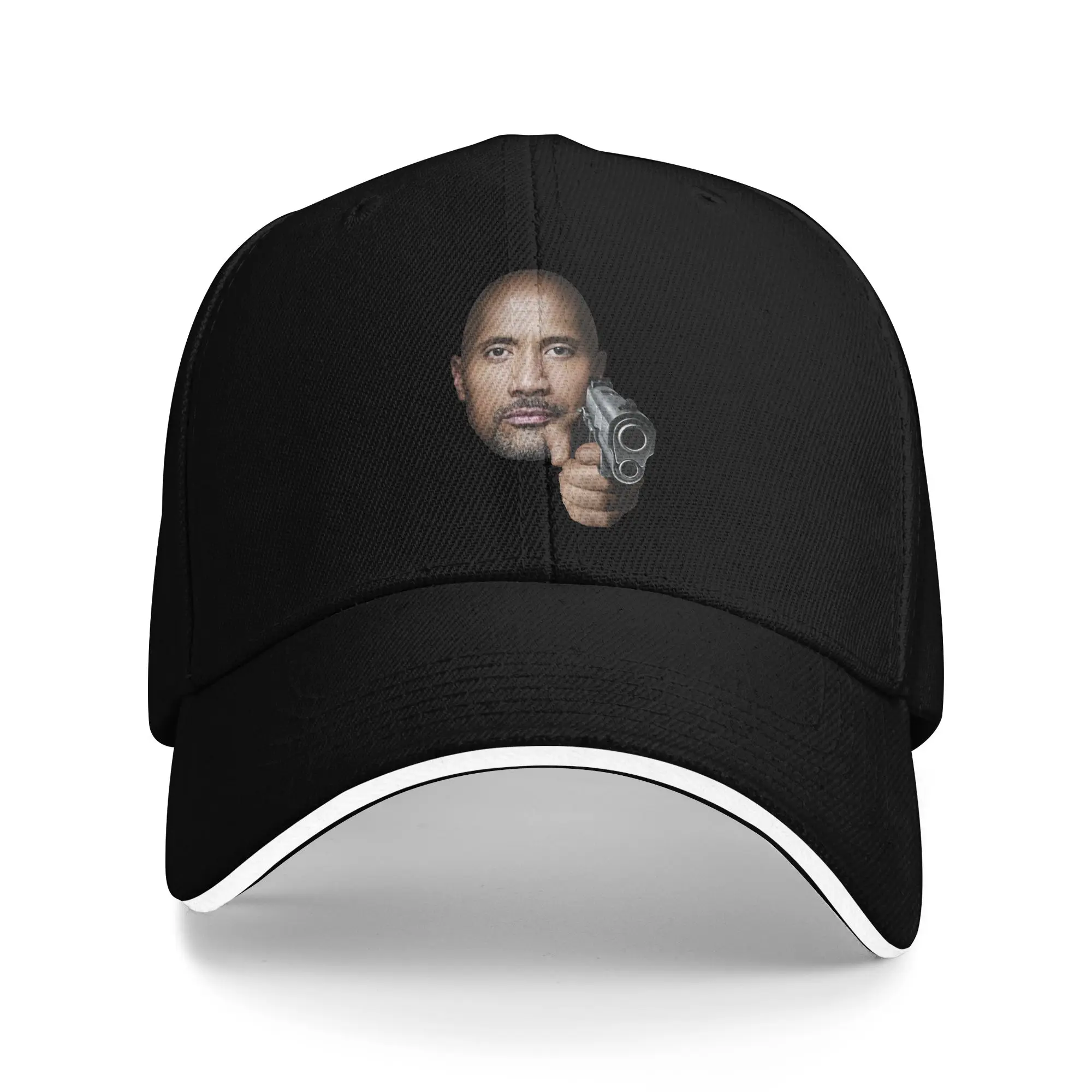Dwayne Johnson The Glock Baseball Cap  Casual Men Women Trucker Hat Sun Visor Print Outdoor Sport Snapback Cap Birthday Gift