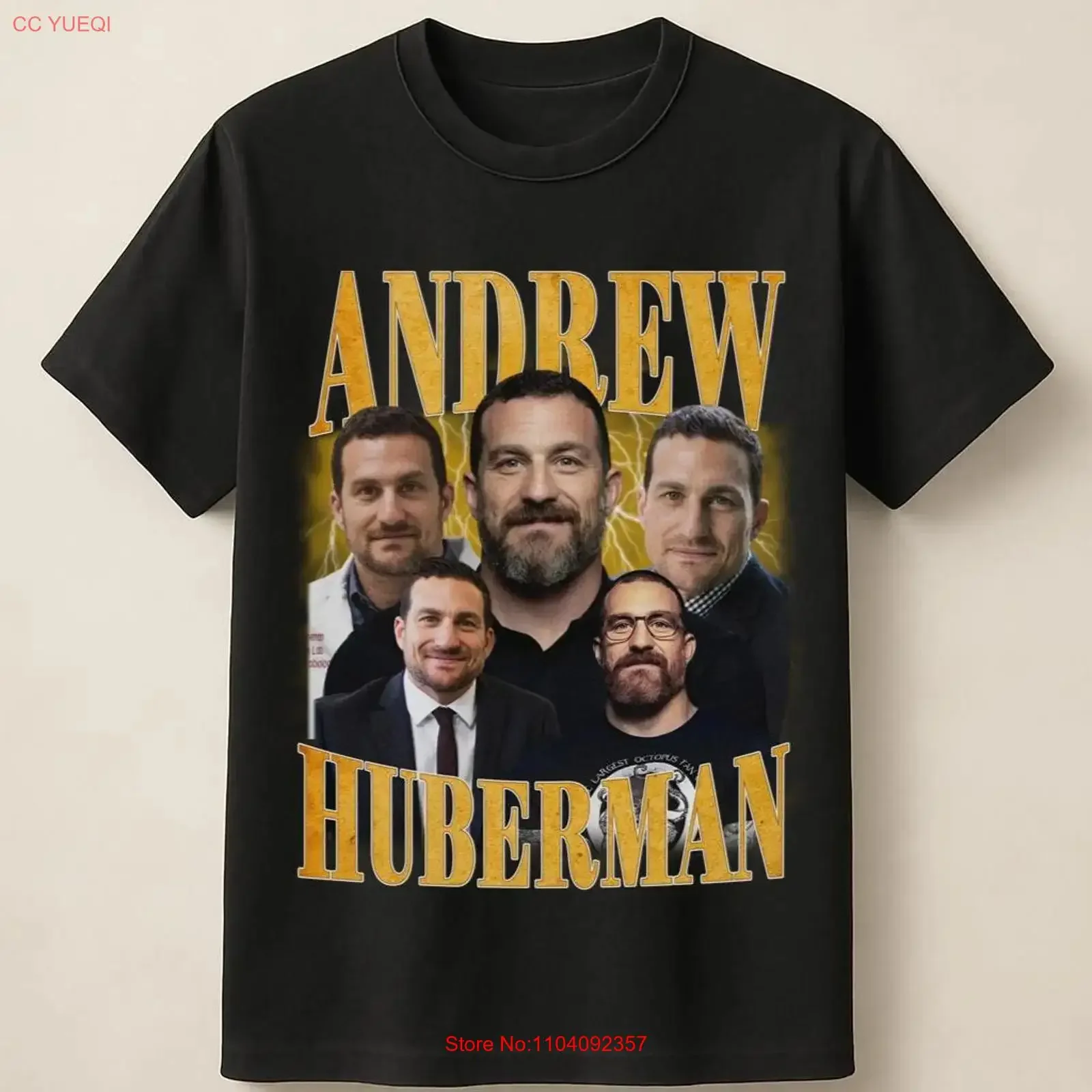 Andrew Huberman Neuroscience Professor Lab Science T Shirt vintage Washed graphic streetwear Comfortable Stretched Soft