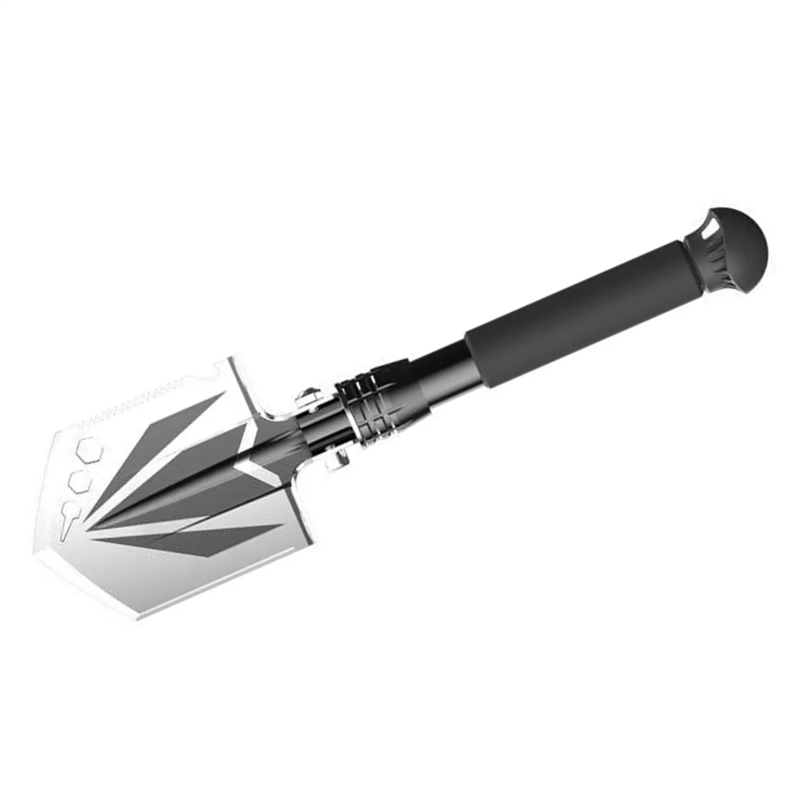 Heavy Duty Folding Shovel for Outdoor Camping Hiking with Axe Break Ice Function and Can Opener Bottle Tool