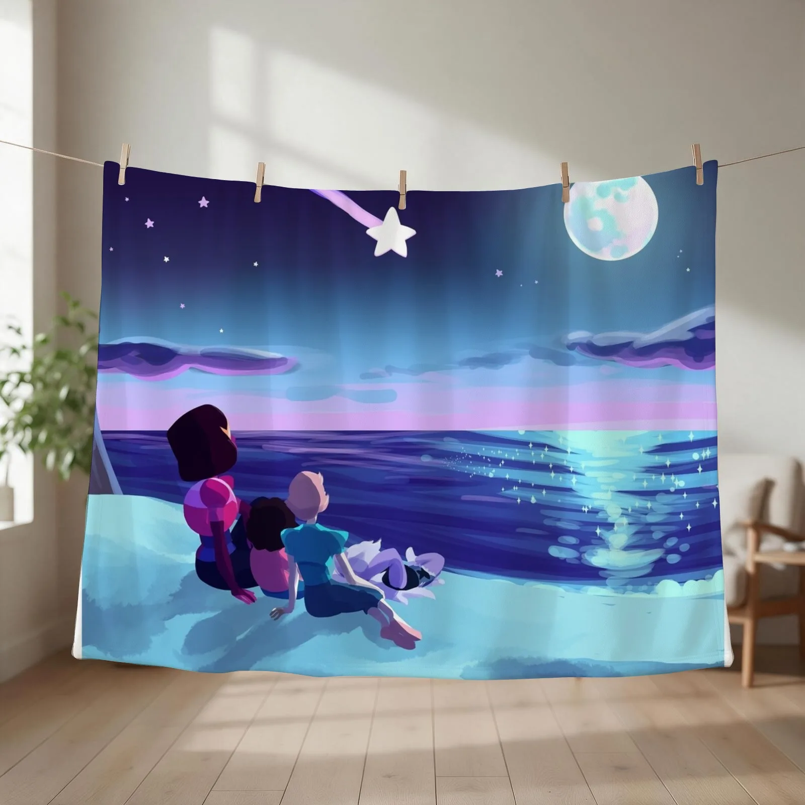 Home Throw Blanket couch cozy soft plush fuzzy picnic outdoor blanket