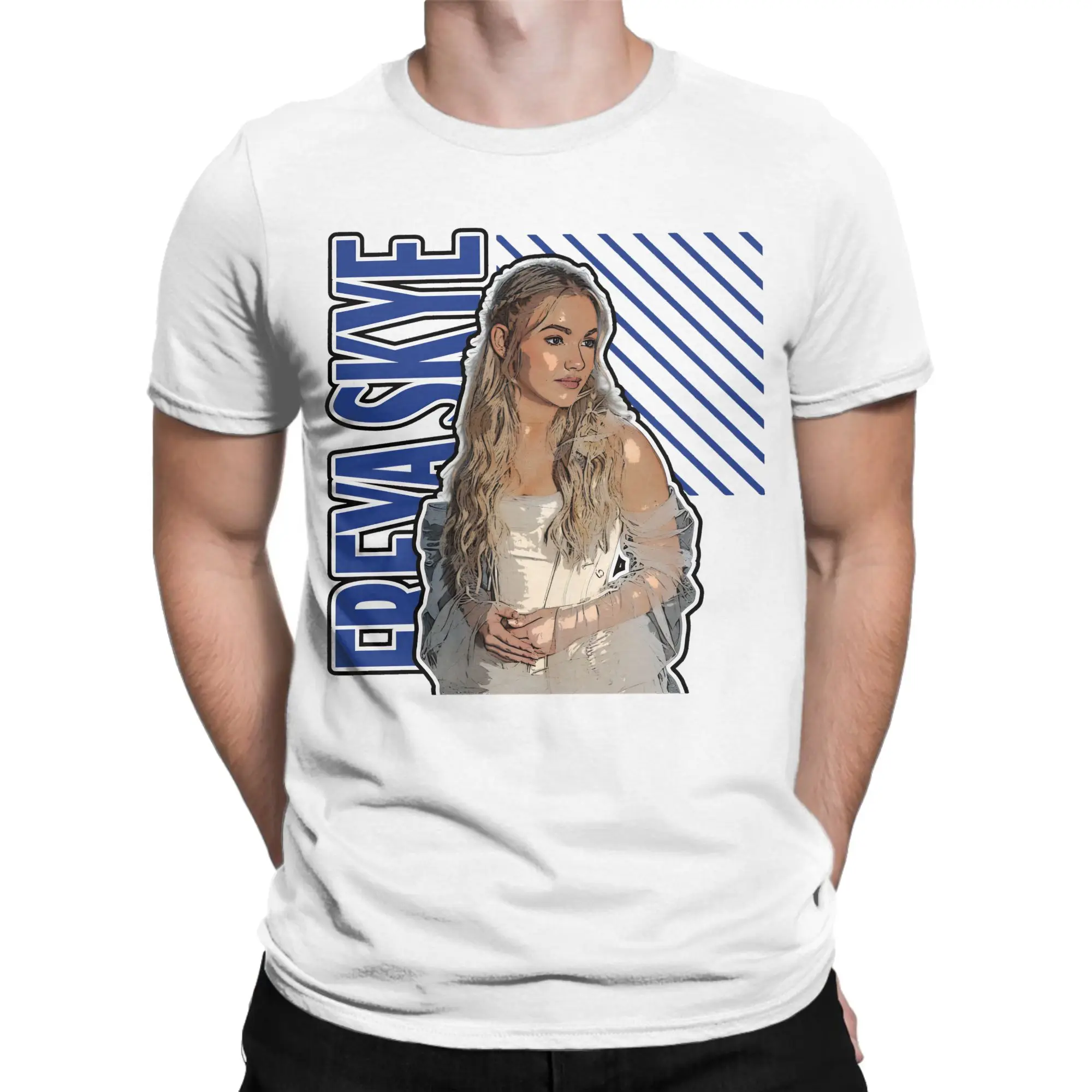 Men Women's Retro Style  Freya Skye  T Shirt  Pure Cotton Clothing Vintage Short Sleeve Crew Neck Tee Shirt Plus Size T-Shirt