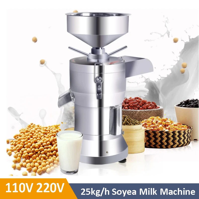 Stainless Steel Commercial Tofu Processing Machine Soy Milk Making Machine Electric Soybean Milk Machine Grinder