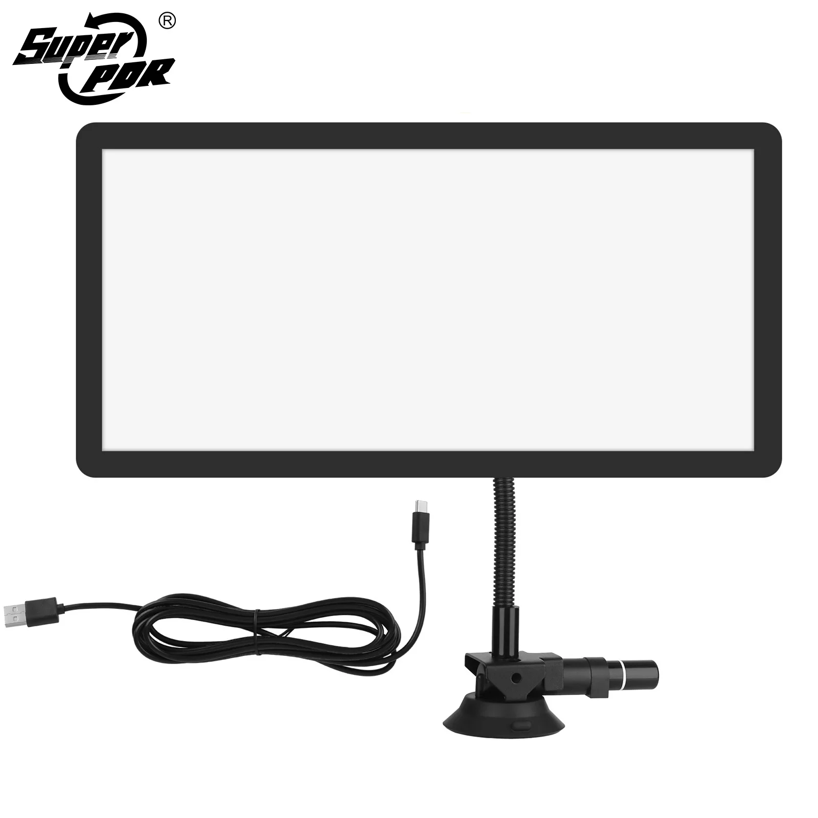 Super PDR Professional LED Lamp Reflector Light Line Board for Dent Detector Car Body Dent Removal With Suction Cup