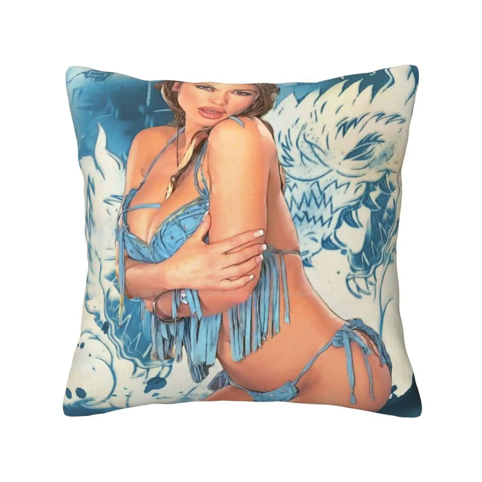 

Veronika Zemanova-дикая Популярная Поп-арт мистер Bluprint модная диванная наволочка для подушки наволочка Veronika Zemanova уличное искусство