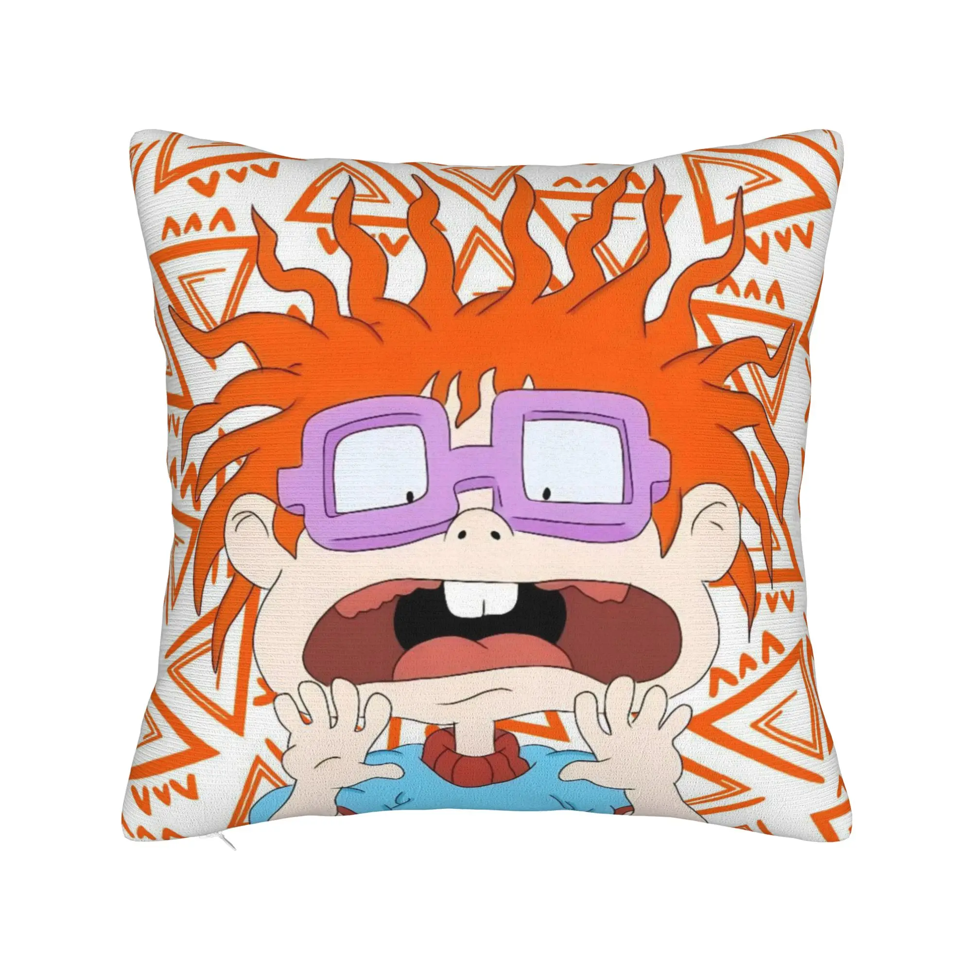 Decorative Pillowcases Cartoon R-Rugrats Accessories Chair  Pillow Case Cover Zipper Multiple Sizes