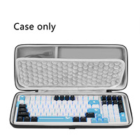 Geekria Keyboard Case for 100keys Portable Keyboards, Hard Shell Carrying Bag Compatible with AULA F99, RK Royal KLUDGE RK100