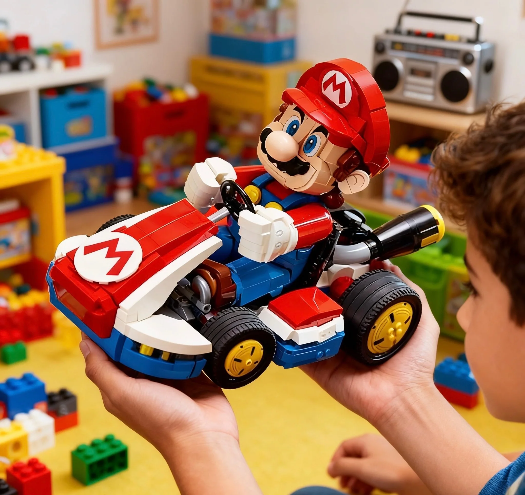 

2025 New 1972pcs Standard Racing Building Blocks DIY Creative Educational Toy 72037 Birthday Christmas Halloween Gifts