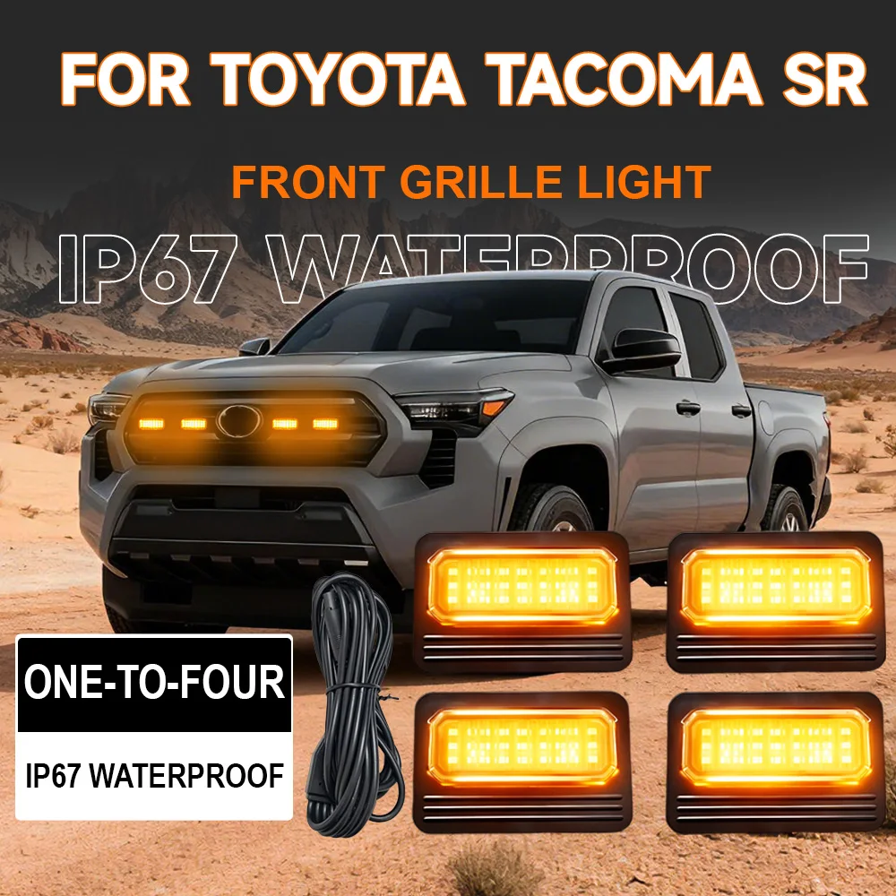 

LED Front Grille Light FOR TOYOTA TACOMA SR Car Daytime Running Light Wheel Eyebrow Lamp For Pickup Offroad
