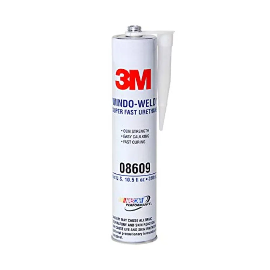 

08609 Window-Weld Super Fast Urethane Windshield Adhesive High-Strength Fast-Curing One-Part Auto Glass Sealant 10.5 fl oz 310