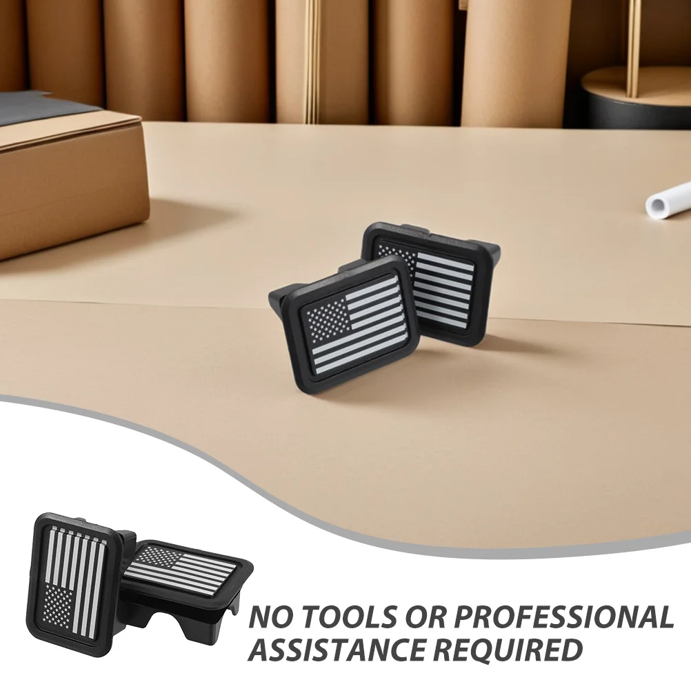 Bouchons de trou de boîte arrière en Abs, 4 pièces, couverture de poche pour piquet de Rail de lit de camion pour 1500 2500 2019 – 2021, anti-poussière, étanche, facile