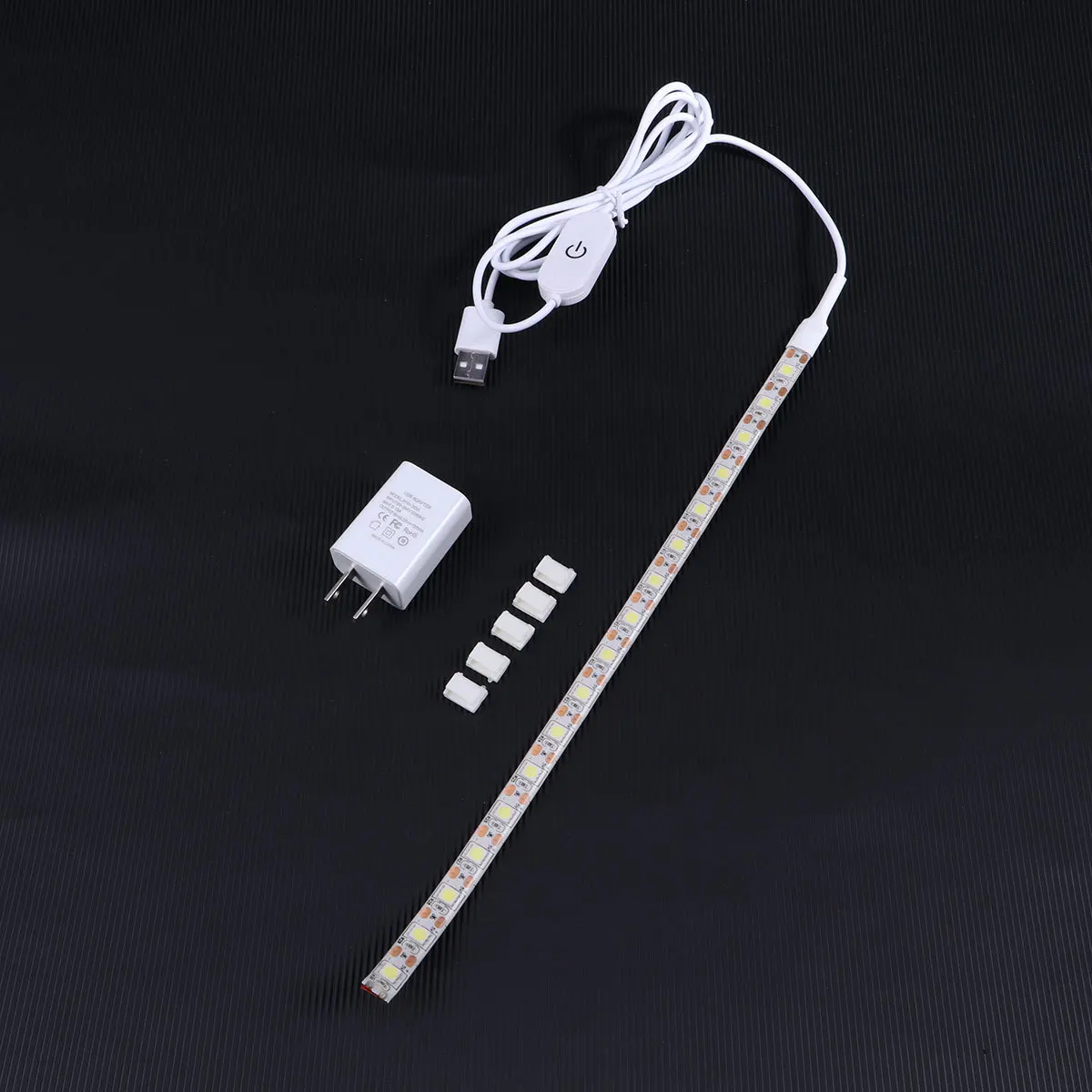 

USB Powered LED Lighting Kit White Color Touch Dimmer Sticky Strip for Sewing Machine Flexible Strip Light Rope Bright USB Light