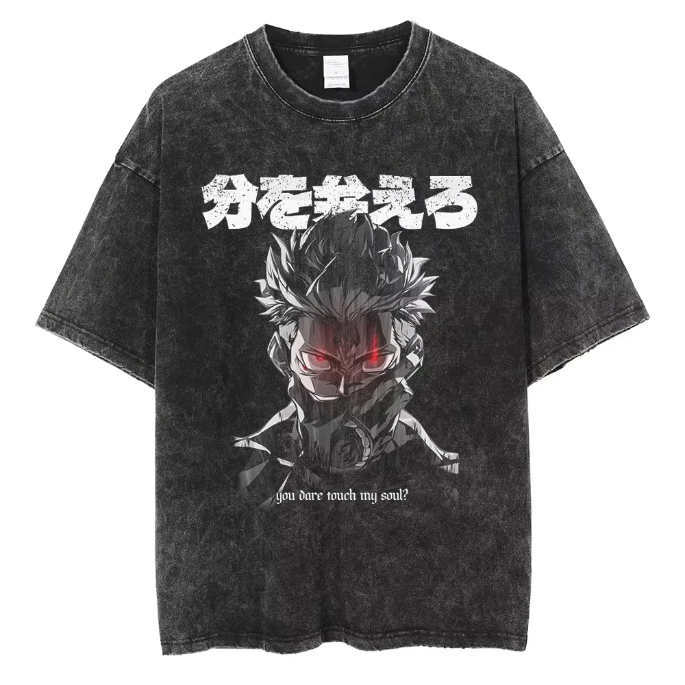 

2025Anime Jujutsu Kaisen Choso Print T Shirt Men Women Y2k T-shirts Washed Cotton Tee Harajuku Male Short Sleeve Crewneck Tshirt