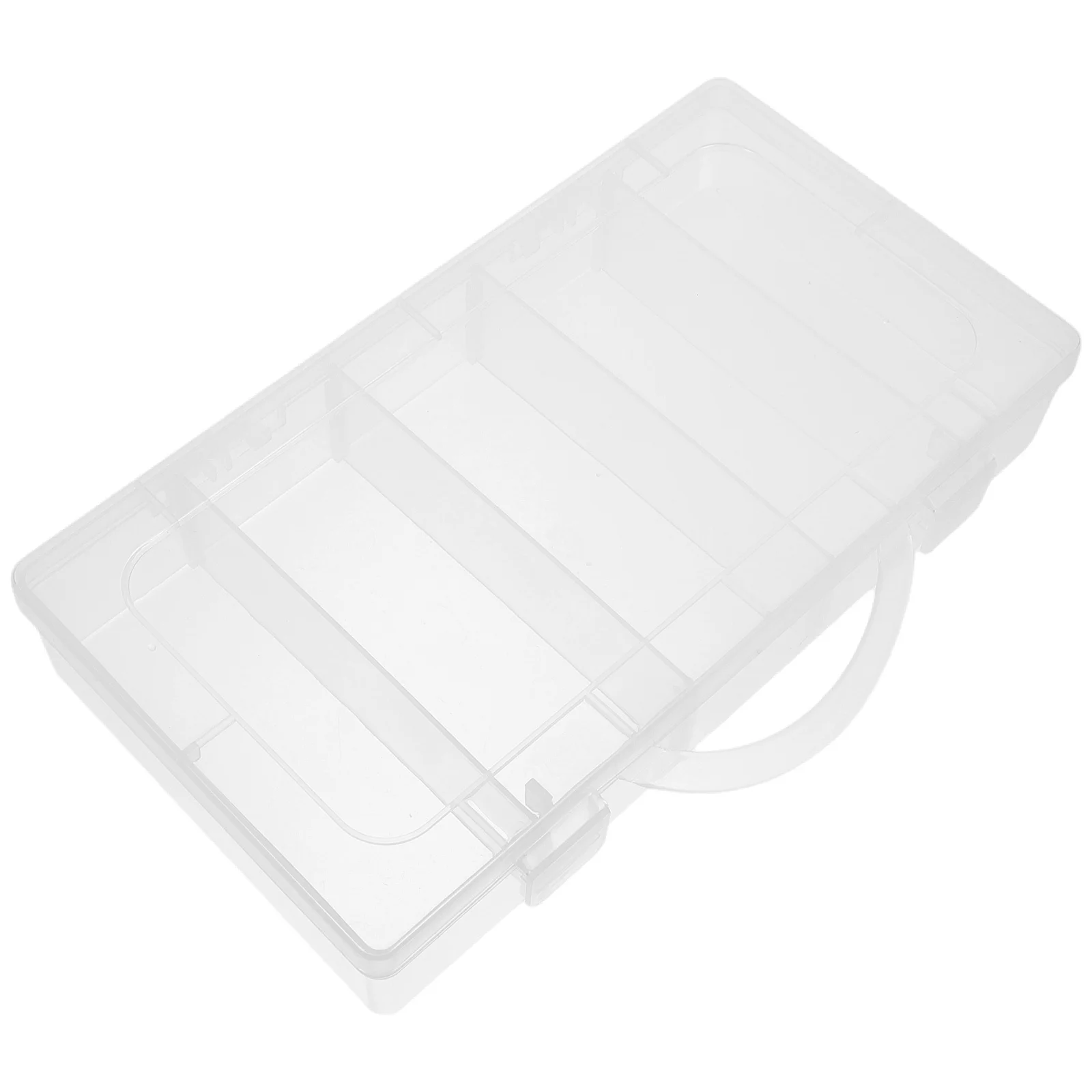 Multi-Function Mini Storage Box Transparent Small Organizer Bin for Jewelry Beads Rings Ear Backs Pills Office Bedroom Daily