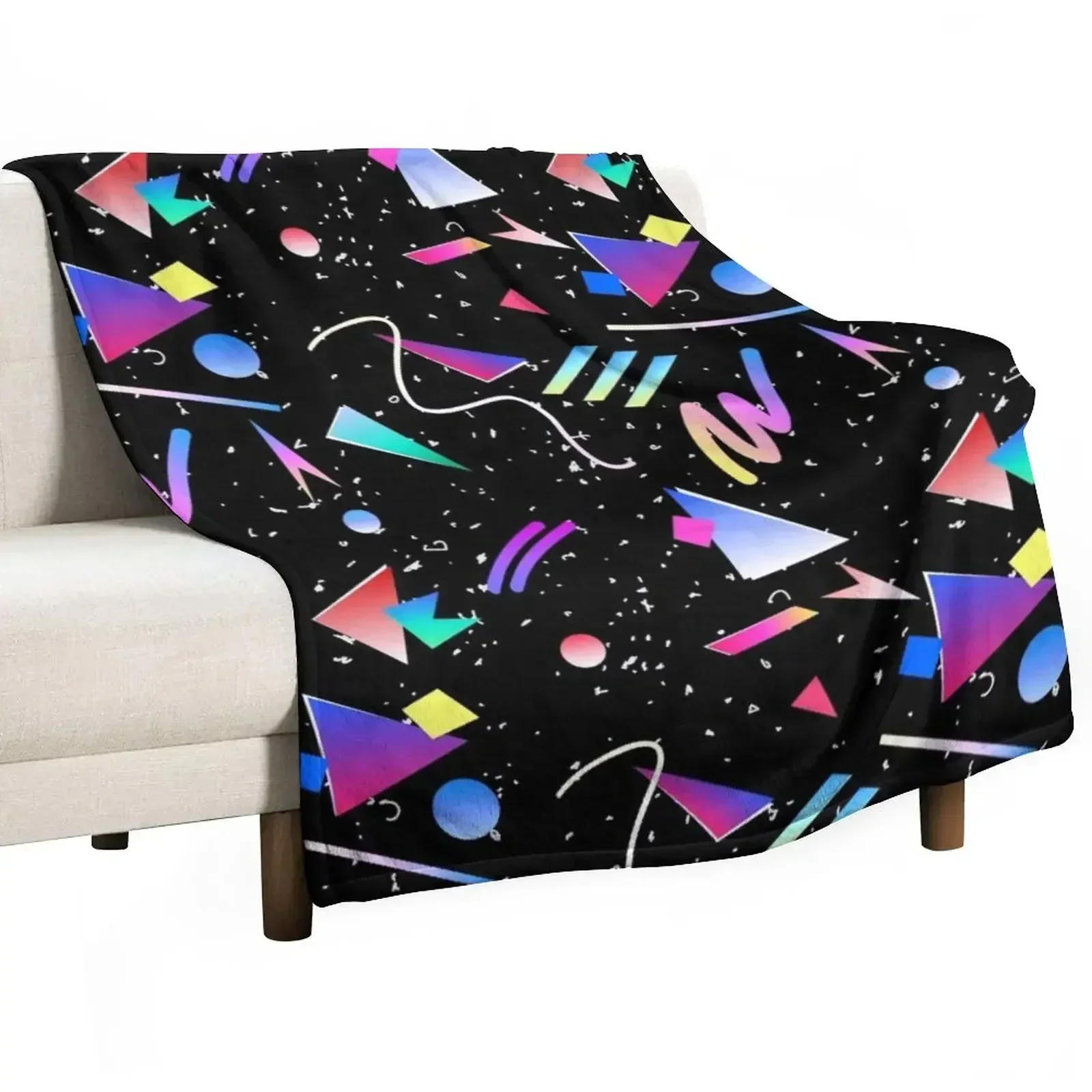 HELLO MEMPHIS (black) Throw Blanket Flannel Fabric Blankets Sofas Of Decoration Thin Blankets