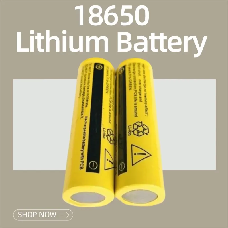 

Хит продаж: Желтая литиевая батарея 18650, 3.7В, 9800мАч