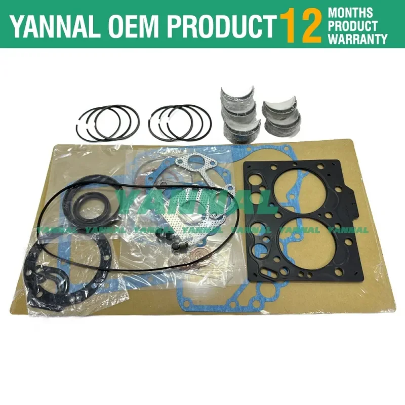 2TN66 2TN66E 2TN66L Overhaul Re-ring Kit For Yanmar Engine Piston Bearing Gasket