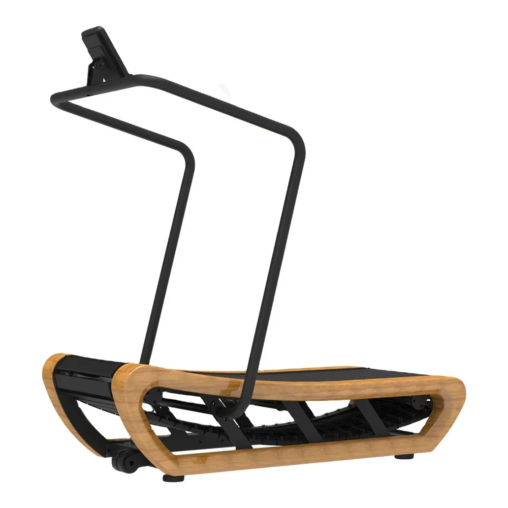 CT-400 Wooden Curve Treadmill for Home Fitness Use manual treadmill