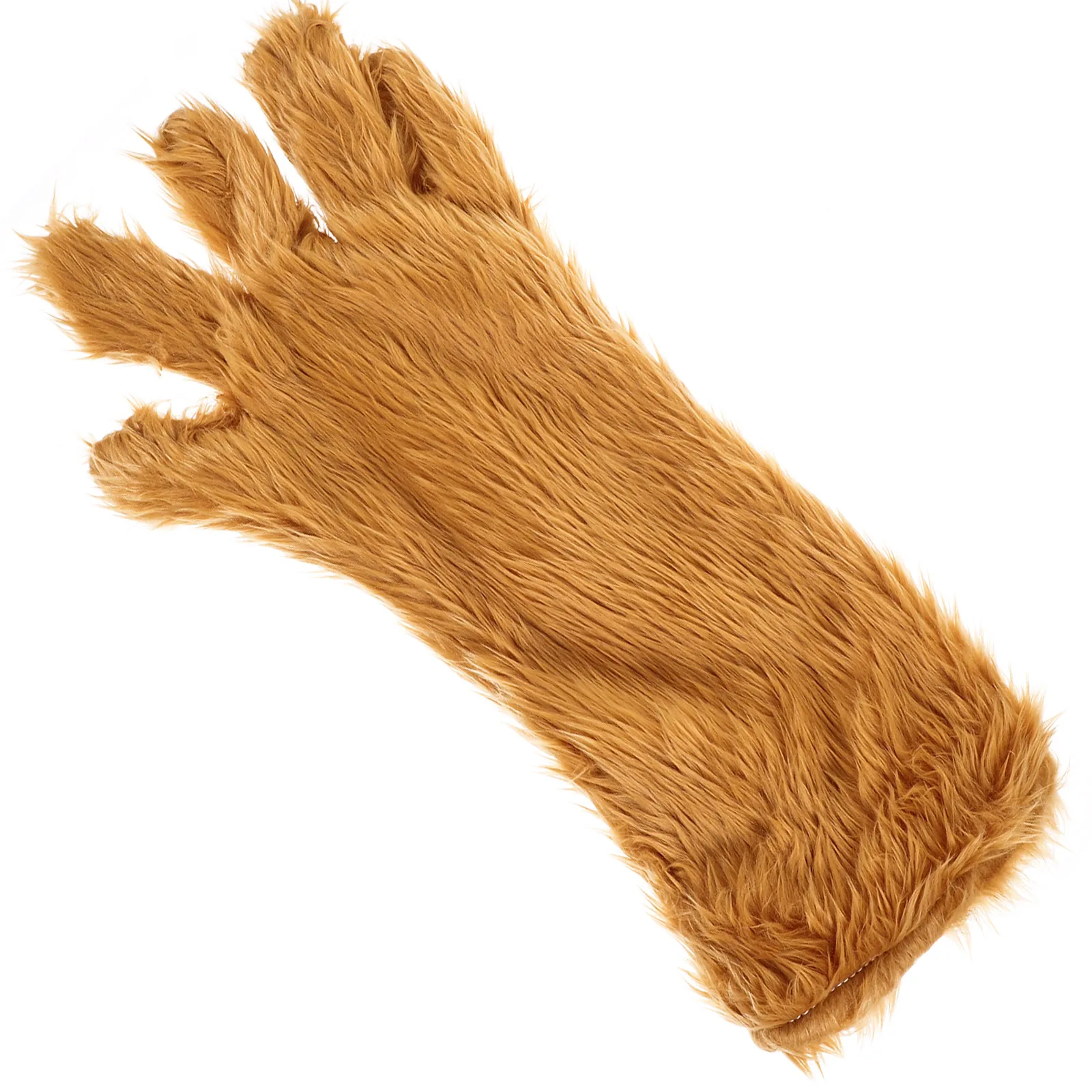 

Gloves Warm Winter Party Stage Performance Brown Black Furry Hand Masquerade Cosplay Photo PropAccessory Size S M