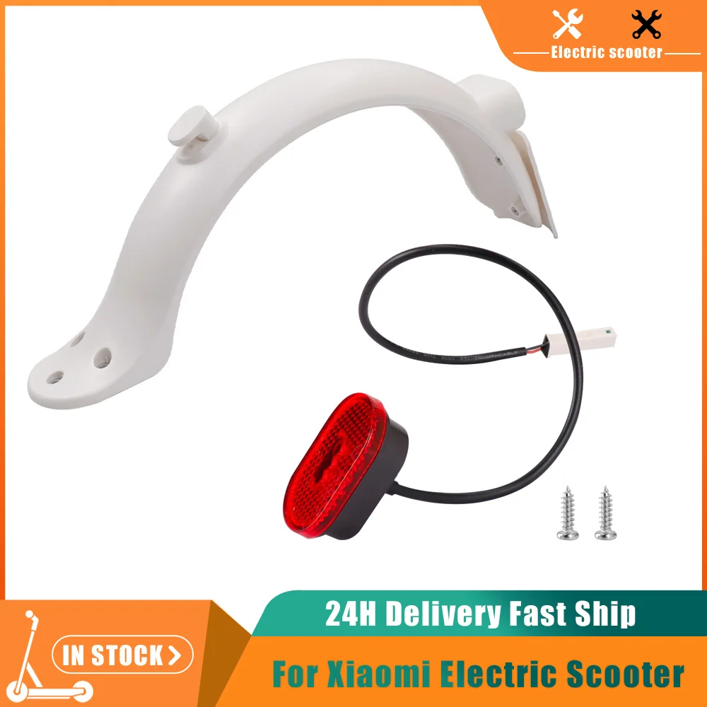 Upgraded Fende Taillight Led Lamp For Xiaomi Mi3 Pro 2 Electric Scooter Rear Back Mudguard Wing License Plate Accessories