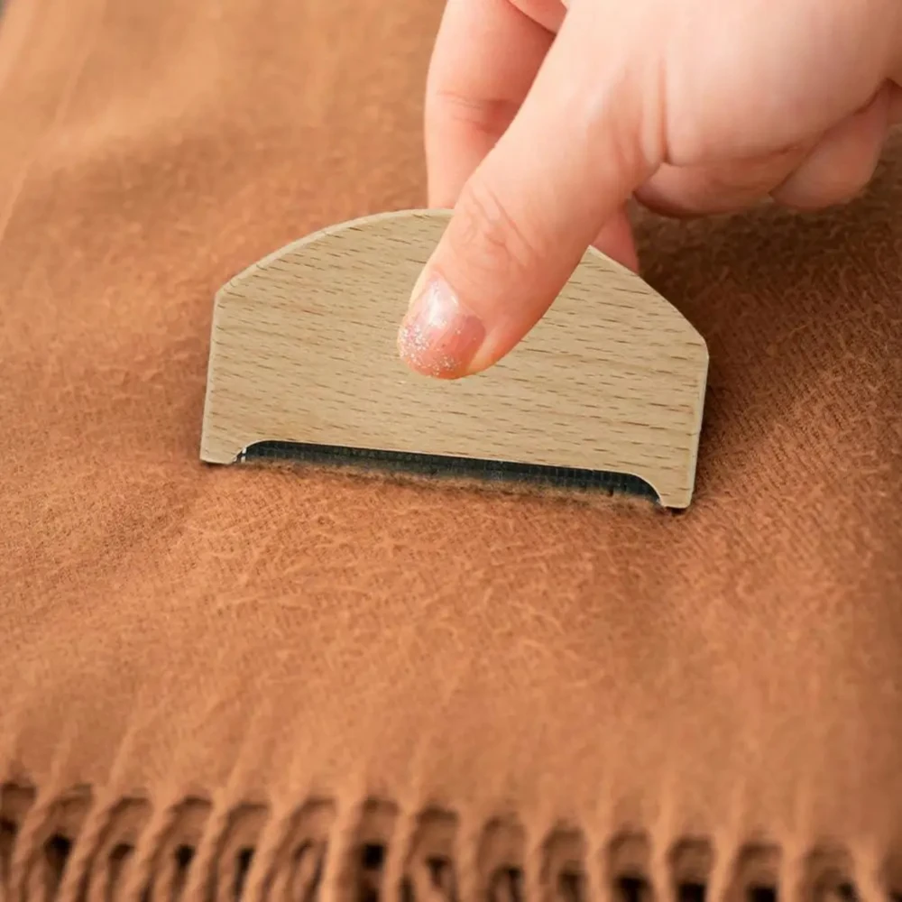Kaschmirkamm, Holzpullover, Flaumwolle, Pilling, Schaber, Kleidung, Flusen, Stoff, Fusselentfernung, Reinigungskamm, Bürste für Kaschmirwolle – Detail 4
