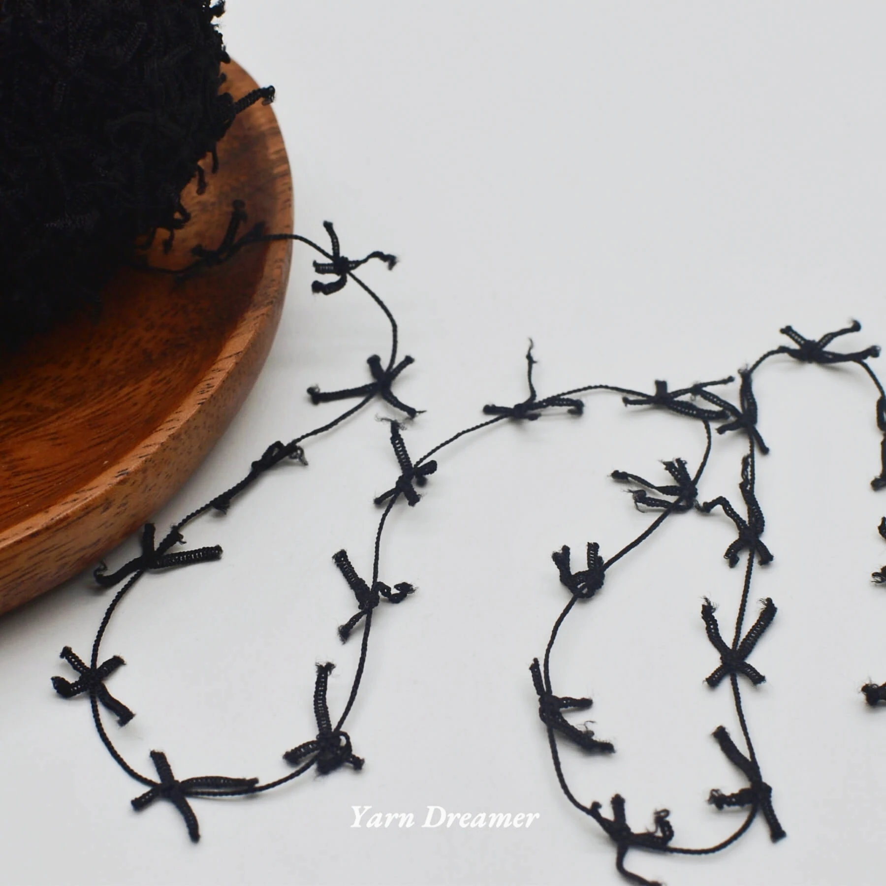 

Black Bow Fancy Yarn for Crochet Thread Hand Knitting Yarns for Crochet Yarn in Bulk Craft Supplies