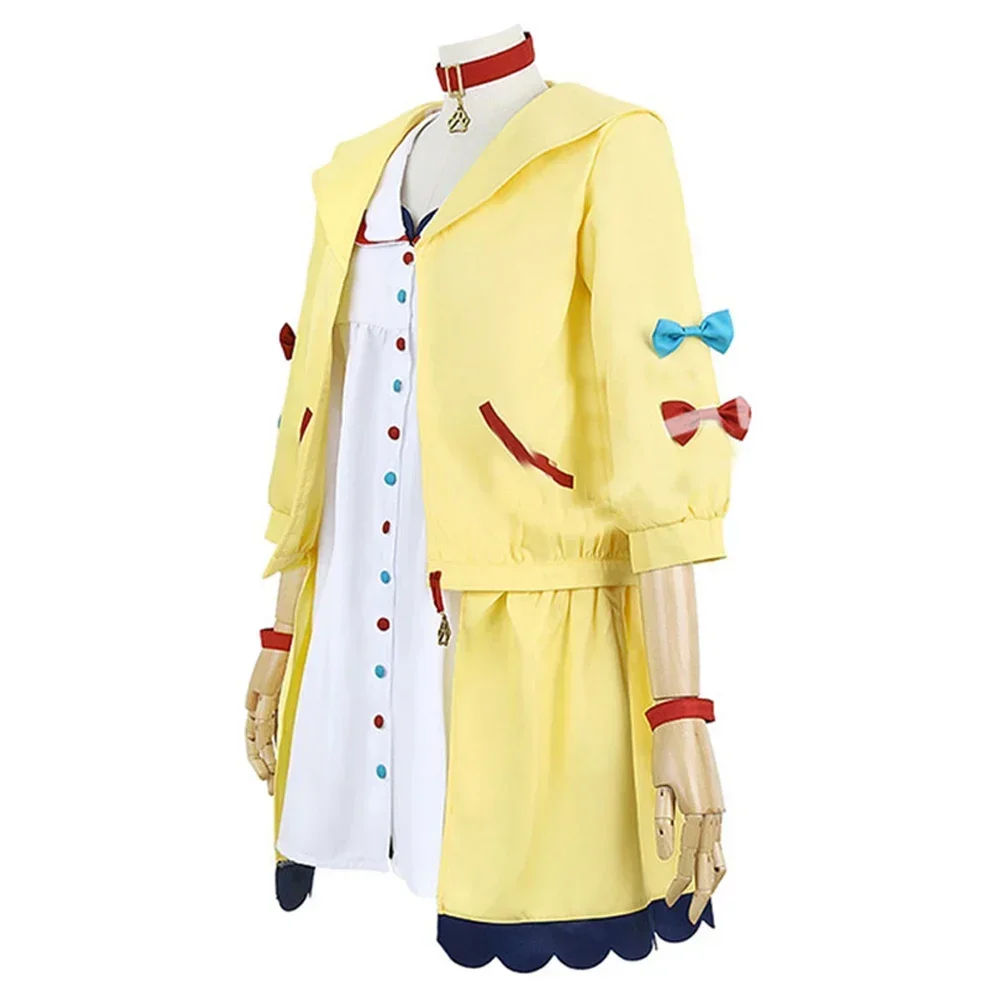 New 2026 Game VTuber Inugami Korone Cosplay Costume Adult Women Girls Coat Dress Suit Halloween Outfit Uniform Party Carnival