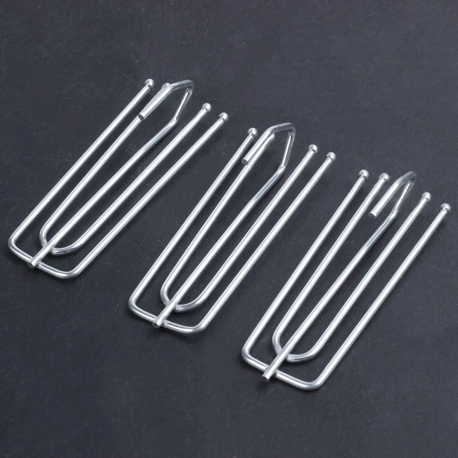 Window Treatment 4 Prongs Pinch Pleat Drapes Curtain Hooks 20pcs