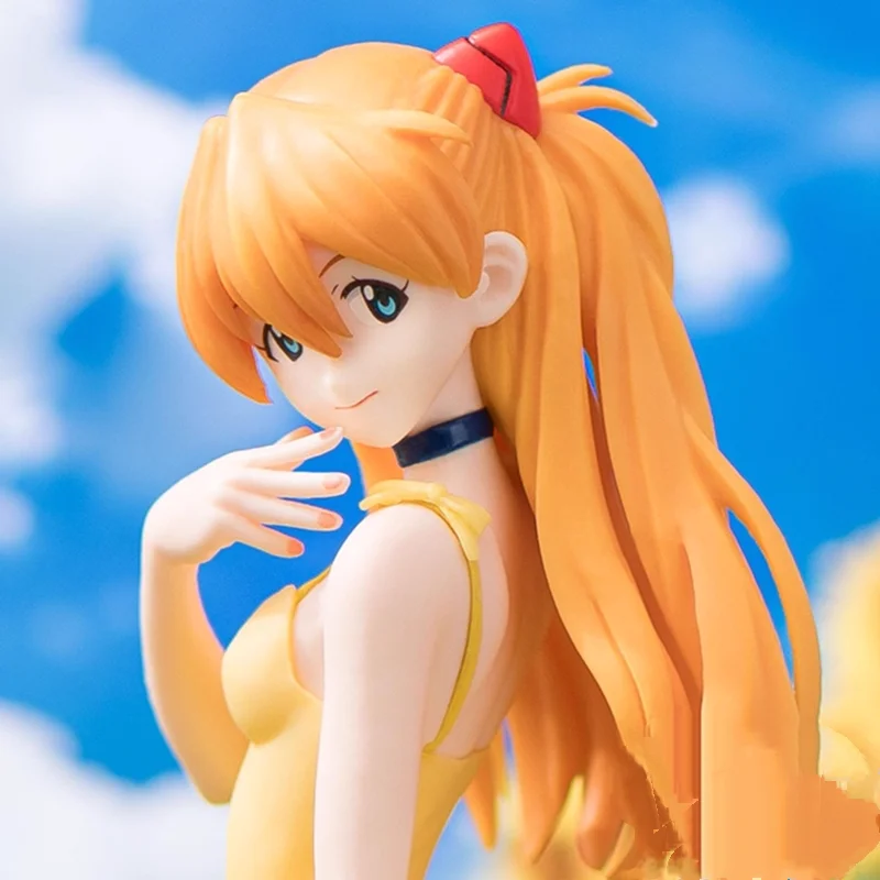 

In Stock Original Genuine Luminasta Neon Genesis Evangelion Summer Dress Ver.2 Asuka Langley Soryu Pvc Toys Gift Figure Model
