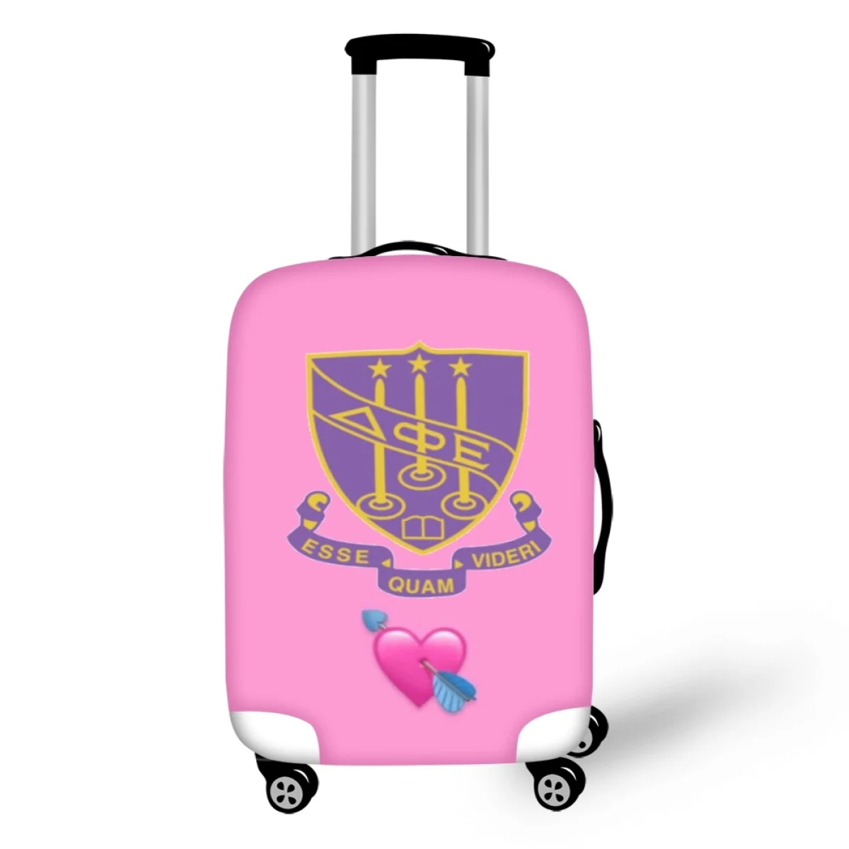 

FORUDESIGNS Travel Suitcase Cover Protector Alpha Epsilon Phi Theme Luggage Cover Elastic Scratch Resistant Durable Good Looking