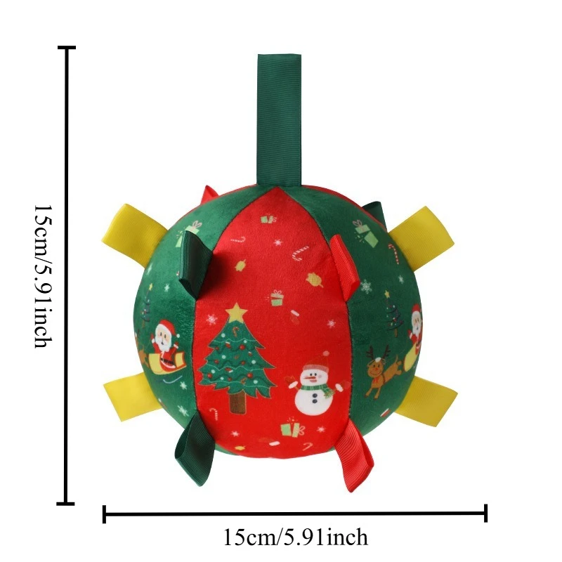 1 قطعة مضغ الكرة دائم عيد الميلاد الكلب الأضراس التفاعلية متعة بت مقاومة لغز الوقت قتل الحيوانات الأليفة لعبة مادة صحية #6