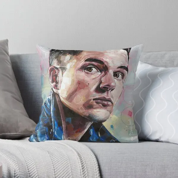 Brandon Flowers Painting  Printing Throw Pillow Cover Comfort Hotel Home Fashion Fashion Anime Pillows not include One Side