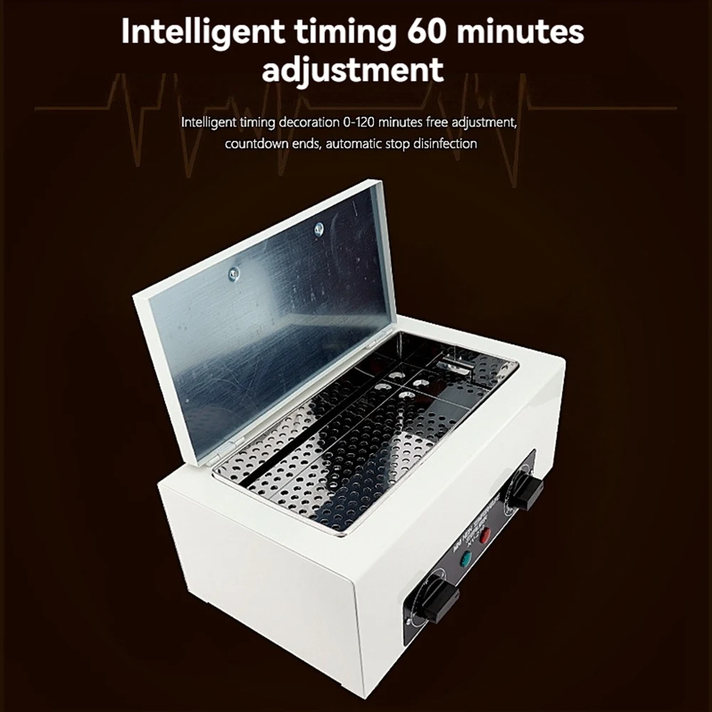

A99G-300W тепловой стерилизатор с таймером, дезинфекционная коробка, маникюр, педикюр для красоты волос, ногтей, металлические инструменты