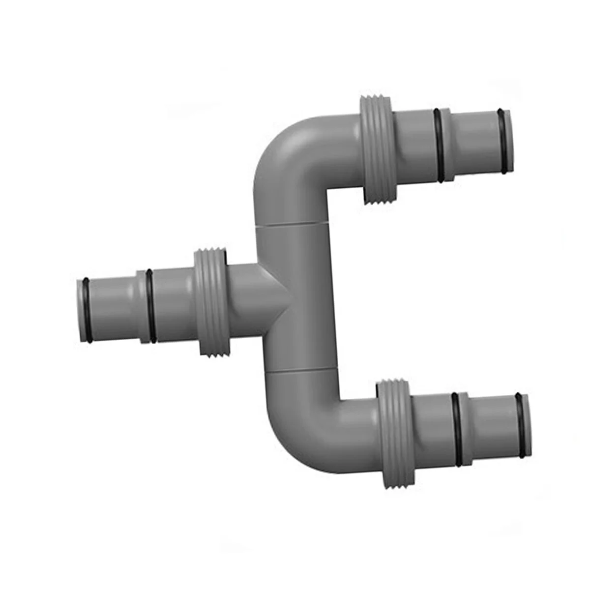 Connettore per tubo flessibile per piscina UNCL Connettore per tubo flessibile per piscina con giunto a tre vie da 1,5 pollici